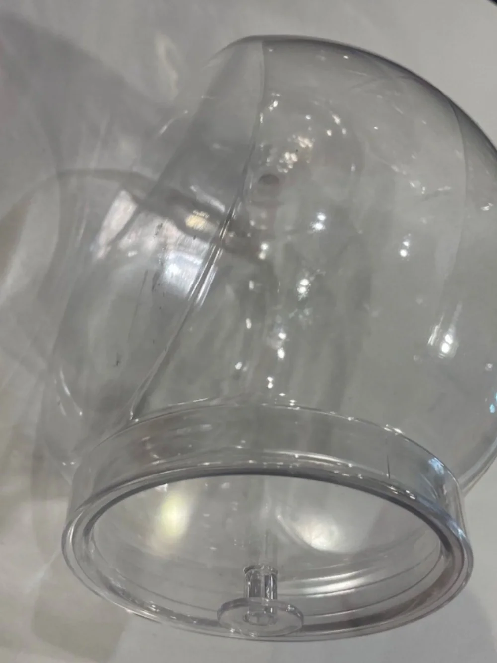 Clear Plastic Cookie Candy Jar With Lid